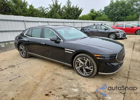 2023 Genesis G90 из США, поврежденный, VIN KMTFB4SD1PU027563